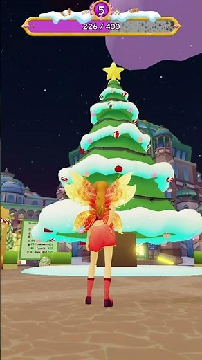 Alfea covered in snow is pure magic 🌟❄ #shorts | Winx Club: Magix, Official Roblox Gameplay
