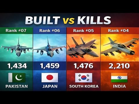 These Fighter Jets Were Built the Most… But Are They the Deadliest Fighters?