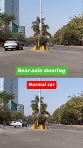 1.8M views · 3.9K reactions | Big car, bigger turning radius? Not necessarily, if your car has rear-axle steering. #mercedes #maybacheqs #mercedesmaybach #marutisuzukibaleno #baleno #turningradius #compared #cwreels #reels #automotive | CarWale | Facebook