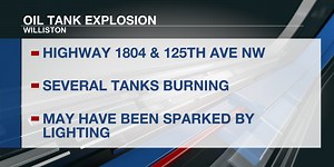 Crews responding to explosion at industrial site in Williams County