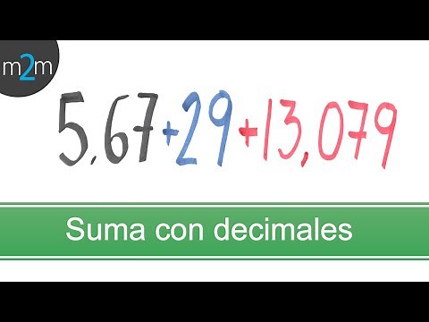 Addition of numbers with decimal point