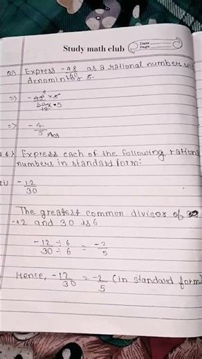 exercise 1A question number 1 to 5