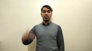 Watch how to sign 'extra large' in American Sign Language.