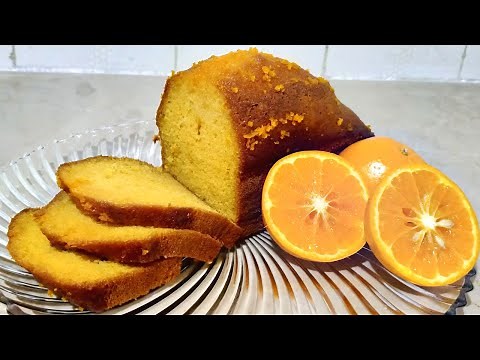 Orange Glaze Cake Recipe | Easy Orange Cake Recipe | Orange Pound Cake