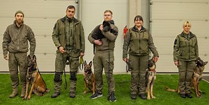 Lux the police dog making progress in training
