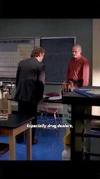 Saul Goodman just walks into Walter’s classroom like a ghost 😅 #breakingbad #saul #walter #shorts