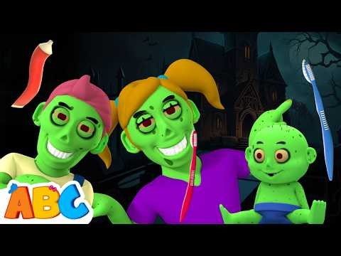 🦷 This Is The Way Zombies Brush Their Teeth | Spooky Halloween Songs By All Babies Channel
