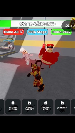Papa Pizza vs Boxer police Obby #shorts #roblox