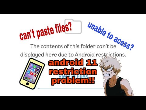 FIX ANDROID 11 RESTRICTION PROBLEM | UNABLE TO PASTE FILES ON OBB | UNABLE TO COPY | UNABLE TO VIEW