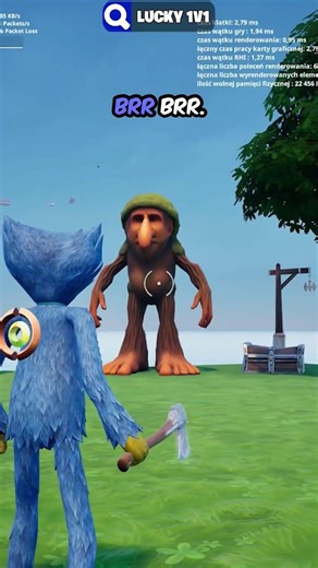 BRR BRR PATAPIM in Lucky 1v1 #fortnite