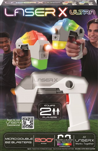 Laser X Ultra Micro Laser Tag Set – Infrared Blasters for Indoor & Outdoor, Kids Ages 6 and up