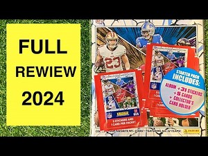 Panini NFL 2024 Sticker & Card Collection ( Full Review)