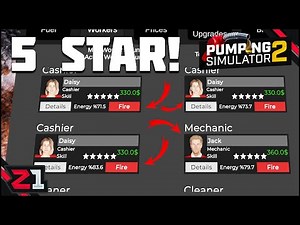 ALL 5 STAR WORKIERS ! Pumping Simulator [E12]