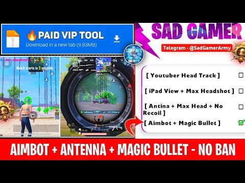 BGMI 4.2 AIMBOT OBB | BGMI 4.2 MAGIC BULLET AIMBOT OBB | BGMI 4.2 ANTENNA FILE | MAGIC BULLET BGMI