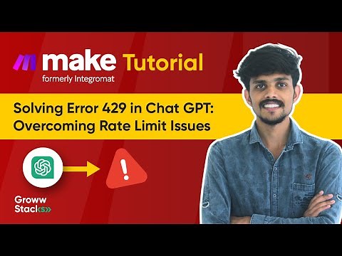 Solving Error 429 in Chat GPT: Overcoming Rate Limit Issues