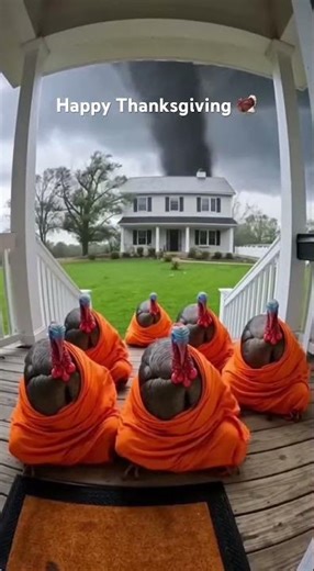 The Most Peaceful Turkeys You’ll See on Thanksgiving 🦃🌀