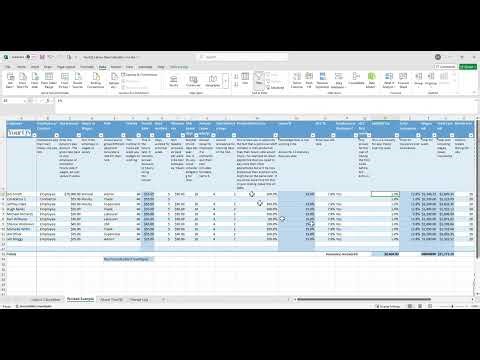 Using the YourQS Labour Rate Calculator