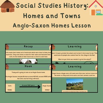 Anglo-Saxon Homes Lesson Elementary Social Studies History