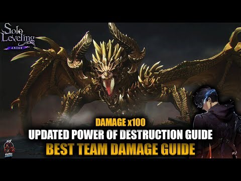 UPDATED POWER OF DESTRUCTION GUIDE – MAXIMUM DAMAGE! | Solo Leveling: ARISE
