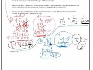 6th grade Module 2 Lesson 11 PS