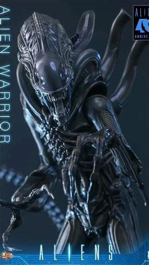 Hot Toys Unveils Aliens 40th Anniversary Alien Warrior 1/6 Scale Deluxe Figure #alien