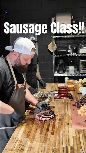 Chuds BBQ Sausage Class!!