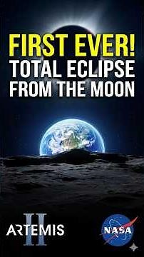 NASA’s Artemis II Captures The First-Ever Total Solar Eclipse From Space! 🌒✨