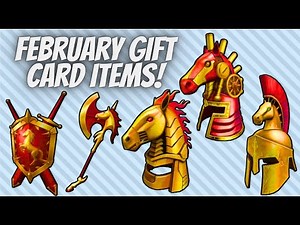 Roblox February 2026 Gift Card Items!
