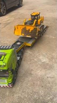 Loader menaiki truck Trailer #toys
