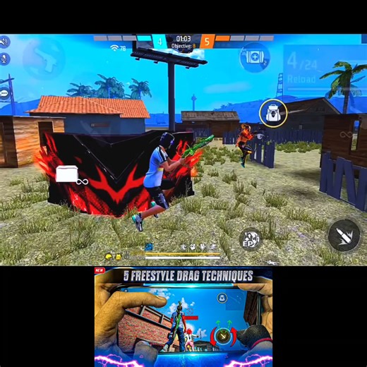 TOP 5 ADVANCE 😇FREESTYLE DRAG TECHNIQUES FOR INSANE 💀HEADSHOTS IN FREE FIRE 🔥/ FREE FIRE DRAG TRICKS | Tonde GAMER