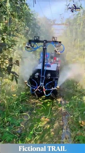 Automatic Plant Watering Machine in Agricultural Gardens 🚜💧