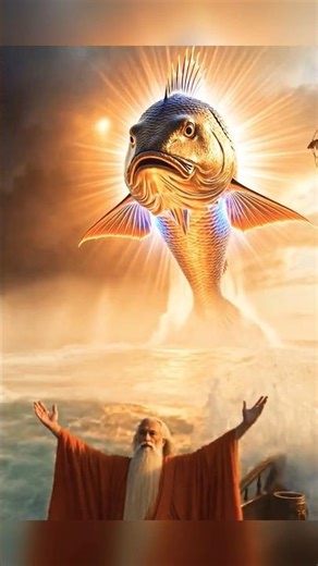 And Lord Vishnu Came 🐟#story #vishnu #hindu #subscribe #ai #god #motivation #faith ‪@SDEPLIndiaUS‬