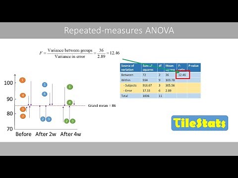 The repeated-measures ANOVA | explained with a simple example