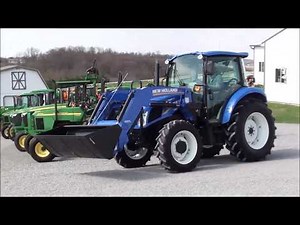 New Holland T4.65 4x4 Cab Tractor For Sale by Mast Tractor!