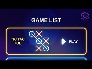 Tic Tac Toe 2 Player: XO Game - Gameplay (by Onetap Global)