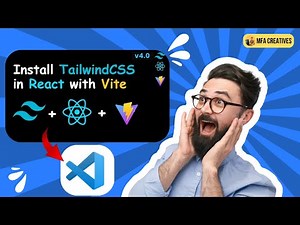React + Vite + Tailwind CSS v4 Full Setup | Beginner Friendly | 2025 Updated Guide