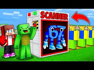 JJ and Mikey USE SCANNER in NOOBINI PIZZANINI and Found 67 in Minecraft (Maizen)