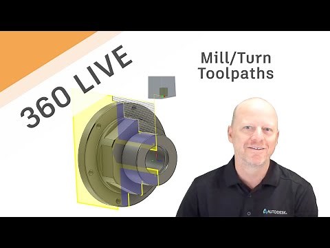 Fusion 360 Live - Mill/Turn Toolpaths in Fusion 360
