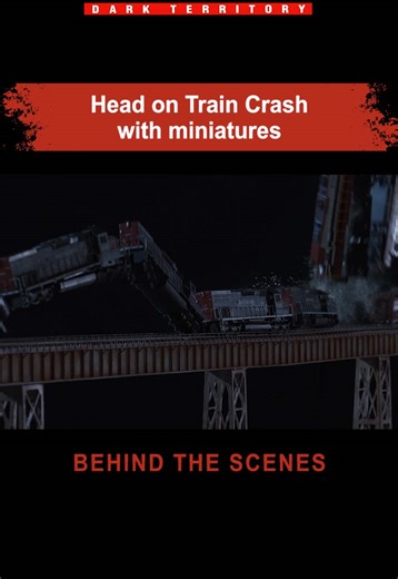 Two Trains Collide on a Bridge: Miniature Filmmaking Magic