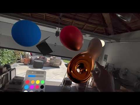 Vision Pro Metaballs First Try