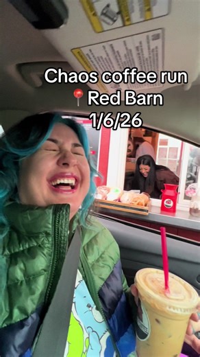 Signature Birthday Drink at Red Barn Coffee