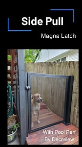 Add a Side Pull Magna latch to your Pool Perf gate #homedecor #australia #pool #Relax #diy | Pool Perf & Perforated Balustrading