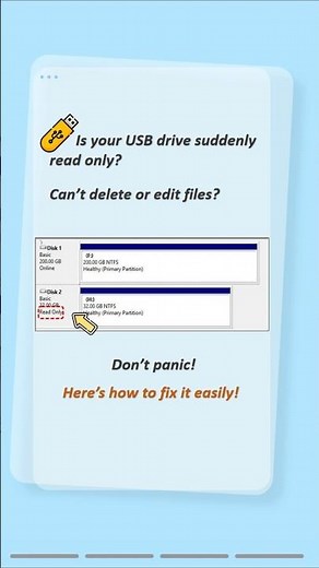 USB Drive Read Only? Here’s the Easiest Fix #usb #fix #repairing #solution