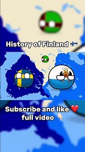 History of Finland 🇫🇮 p 8 #countryballs #map #europe #finland #sweden #geography #mapping
