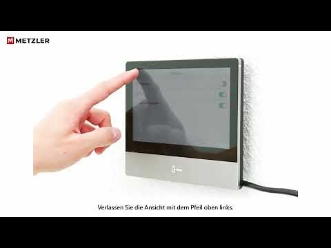 Menüführung Innenstation | Metzler Video Türsprechanlage VDM10 | HowTo | Tutorial