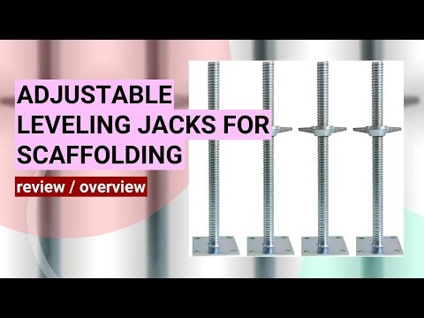 Review of 4 Pack Adjustable Leveling Jacks for Baker-Style Scaffolding