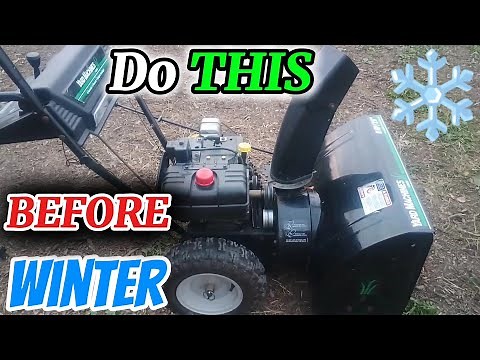 Do THIS to Your Snowblower BEFORE Winter! Essential Maintenance Checklist for a Trouble-Free Season