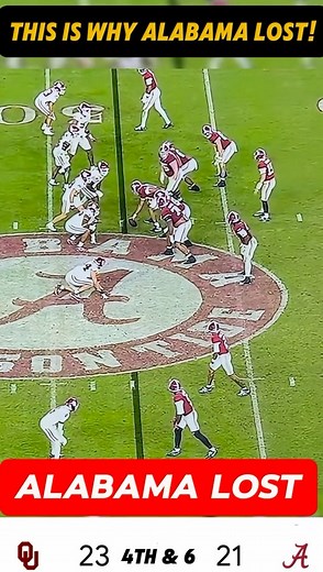 1.4M views · 4.4K reactions | This is why Alabama lost against Oklahoma . The final drive 4th and 6 Nick Saban Never would have called that play! #alabamafootball #rolltide #NickSaban #collegefootball #Oklahoma #secfootball #football #collegefootballplayoff #PlayAndWin | The Sports Zone | Facebook