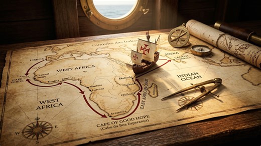 This is how 4 ships and 170 men found the sea route to India