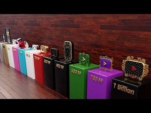 Every YouTube play button ever made